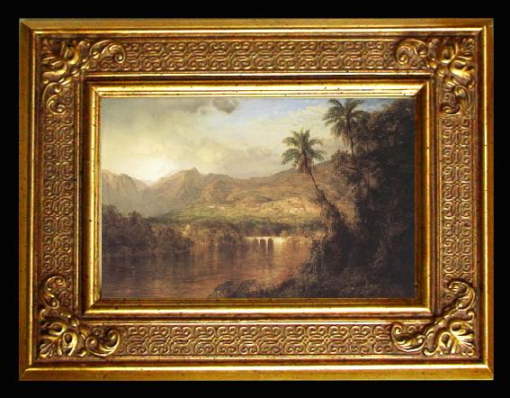 framed  Frederic E.Church South American Landscape, Ta034